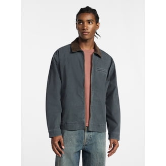 George Men's and Big Men's High Pile Denim Trucker Jacket, Size S