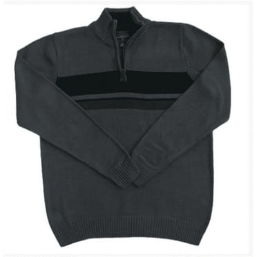 Saddlebred Men's Classic quarter zip Pullover long sleeves Sweater Size M