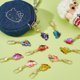 thumbnail image 4 of 16 piezas de 8 colores con tirador de cremallera, aleación de esmalte a granel, cremalleras de metal de repuesto, adornos de mariposa, tirador de cremallera extendido, 4 of 5