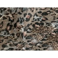 thumbnail image 3 of Ambesonne Leopard Print Quilted Coverlet 3 Pcs, Exotic Wild Cat Skin, King Size, Pastel Brown and Pale Grey, 3 of 4