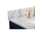 thumbnail image 6 of Elegant Decor Franklin 36" MDF Single Bathroom Vanity with Backsplash in Blue, 6 of 15