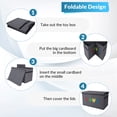 thumbnail image 3 of VICTORICH Kids Toy Box Chest with Removable Lid, 32 gal Extra Large Foldable Storage Bins for Toddlers and Nursery, Gray, 3 of 7