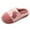Pink, variant on Couples Elepant Slippers for Women Men Cute Animal Fuzzy House Shoes Plush Winter Warm Memory Foam Bedroom Slip on