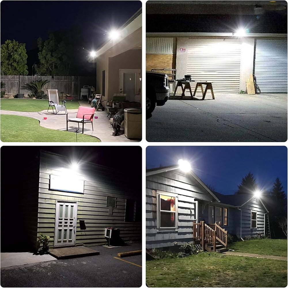 24'' Large Solar Street Lights Outdoor, 3200W Motion Sensor Solar Flood Lights with Remote Control, Waterproof Street Lights Outdoor for Garden Patio Porch Parking Lot