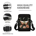 thumbnail image 7 of Psesaysky Moth Moon Floral Cross Body Bags, Lightweight Stretch Polyester Sling Satchel for Daily Commute and Travel, 7 of 7
