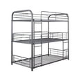 thumbnail image 3 of Acme Cairo Triple Bunk Bed in Gunmetal, Multiple Sizes, 3 of 4
