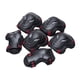 thumbnail image 4 of Soidarity 6 unids/set Kit de patinaje Skateboarding ciclismo rodillera muñequera codera conjunto Ropa Deportiva, Zapatos negro rojo S, 4 of 6