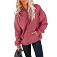 thumbnail image 6 of BODOAO Hoodies for Women Oversized Sweatshirts Fall Fashion Outfits 2025 Casual Sweaters Tops Fleece Workout Winter Clothes Pullover Long Sleeve Winter Fall Outfits Fashion Y2K Clothes with Pocket, 6 of 9