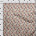 thumbnail image 3 of oneOone Velvet Pink Fabric Abstract Sewing Material Print Fabric By The Yard 58 Inch Wide, 3 of 4