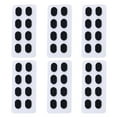 thumbnail image 1 of 24 pares de almohadillas nasales para anteojos, almohadillas nasales autoadhesivas, almohadillas nasales suaves y delgadas antideslizantes Negro 10 mm Colcomx almohadilla nasal para anteojos, 1 of 8