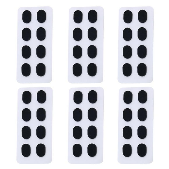 24 pares de almohadillas para anteojos antideslizantes para anteojos, almohadillas para la nariz, unisex, para la nariz Negro 10 mm jinwen almohadilla nasal para anteojos