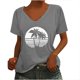 thumbnail image 1 of Camiseta sin mangas con cuello en V y estampado informal elegante para mujer OAVQHLG3B Store  lin121212, 1 of 5