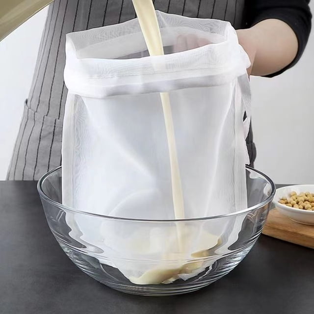 Bolsa de filtro para leche de soja, bolsa de filtro para residuos de vino, bolsa de relleno de cocina, bolsa de tela para relleno de verduras, bolsa de filtro para jugo de frutas y verduras