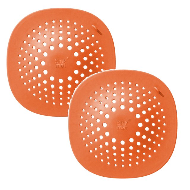 Oleegame 2PC Sink Drain Filter Cover Hair Snap Durable Silicone 2022 Shower Hair Plug With Suction Cup Drain Cover Easy To Install And Clean Set For Bathroom Tub And Kitchen