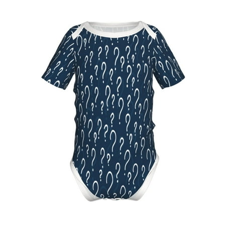 

Yiaed Question Marks Print Infant Climbing Short Sleeve Onesie One-Piece Baby Bodysuit Clothes 0-12 Months -6 Months