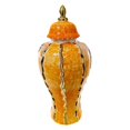 thumbnail image 2 of Jarrón de porcelana con forma de jengibre, florero de cerámica, jarrón chino estético, tarro de templo, capullo 18cmx18cmx36cm, 2 of 9