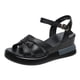 thumbnail image 2 of Zapatos de verano para mujer, sandalias informales para mujer, sandalias planas con tacón de cuña y hebilla Wmkox8yii  nm10353, 2 of 6
