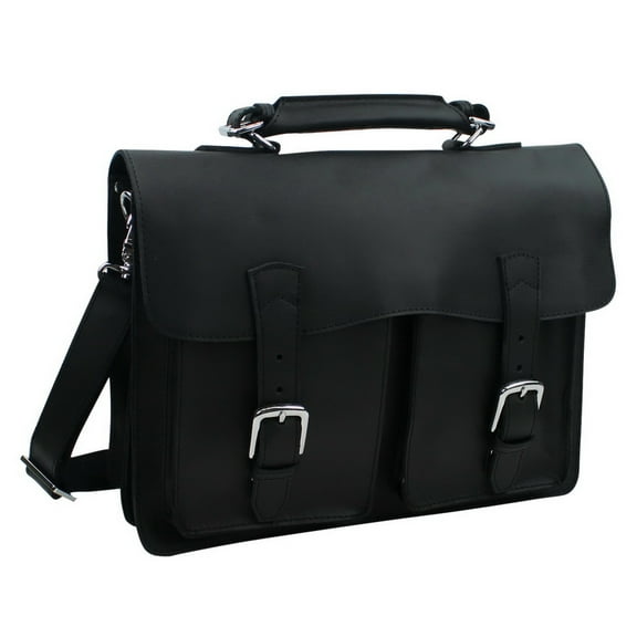 Vagarant Traveler Cowhide Leather Pro Briefcase L66.BLK