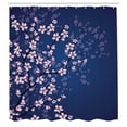 thumbnail image 3 of Ambesonne Japanese Shower Curtain, Sakura Bloom Spring Season, 69"Wx84"L, Dark Lavender, 3 of 3