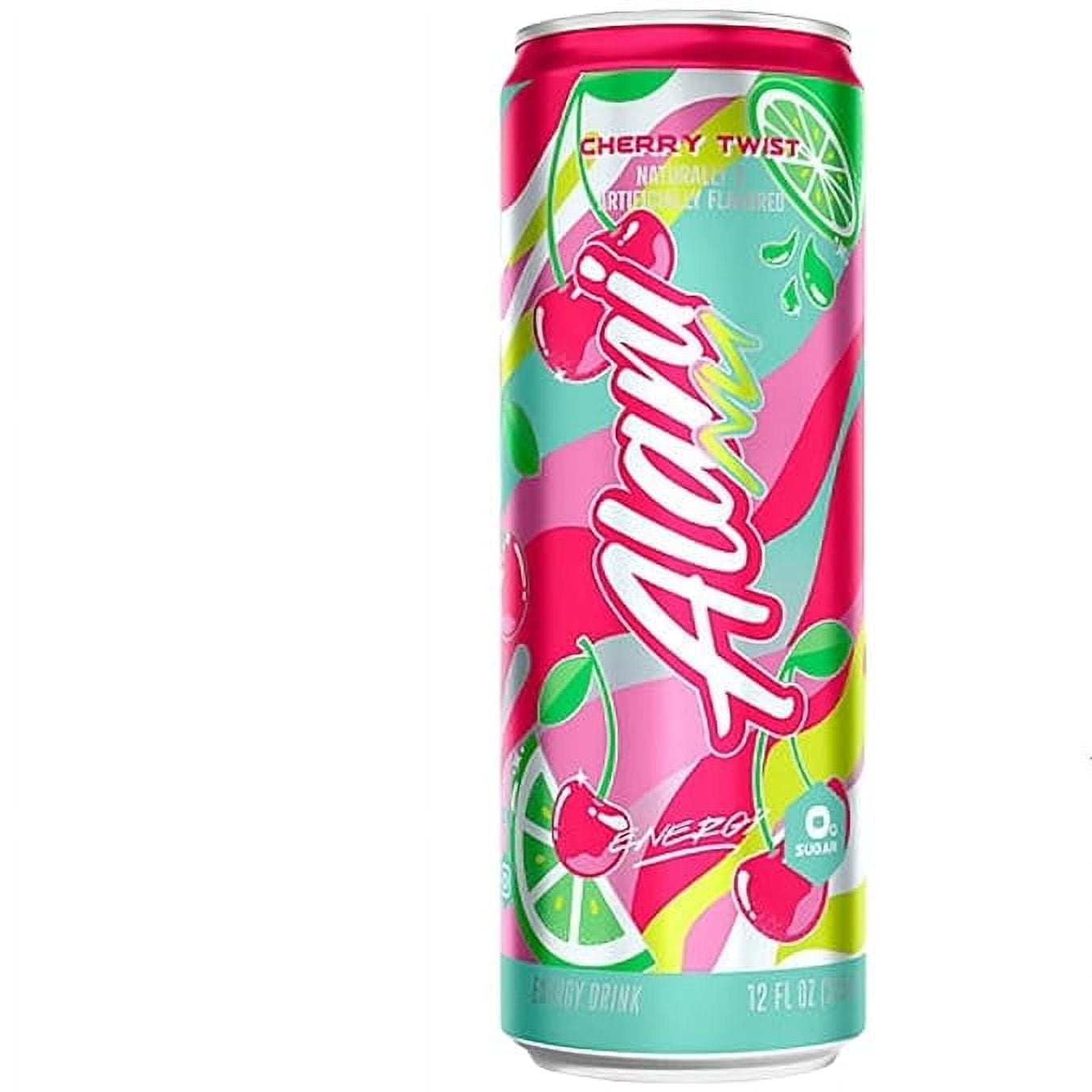 Alani Nu Energy Drink Cherry Twist, 12oz Cans, 6-Pack