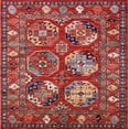 thumbnail image 1 of Ahgly Company Indoor Square Mid-Century Modern Red Oriental Area Rugs, 3' Square, 1 of 6