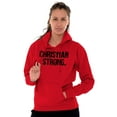 thumbnail image 3 of Christian Strong Religious Faith Unisex Plus Fleece Graphic Hoodie Brisco Brands 2X, 3 of 5