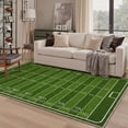 thumbnail image 5 of GENIMO 8'x10' Area Rug for Living Room, Washable Rug Non Slip Soft Football Field Rug for Bedroom Dining Room Home Office, Lawn Green, 5 of 8