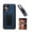 Blue, variant on For T-Mobile REVVL 7 5G Case, Dual Layer Shockproof 360-Degree Rotating Belt Clip Case Cover with Kickstand (Black)