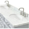 thumbnail image 7 of Ariel D073dcwovo Kensington 73" Free Standing Double Oval Basin Vanity Set - White, 7 of 7