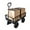 B-Black, variant on Steel Garden Cart Flatbed with Removable Sides, 550LBS Heavy Duty Yard Cart with 180° Rotating Handle and 10 Inch Tires, 3.5 Cu.ft Capacity, Foldable Metal Wagon for Garden, Farm, Yard, Black