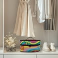 thumbnail image 4 of HELLHERO Rainbow Floral Prints Portable Travel Iron Carrier Bag Easy to Clean Garment Steamer Box Travel Steamer Holder, Case Only, 4 of 6