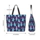 thumbnail image 5 of Disketp Silhouette Cats Bolsa Tote Estampada para Mujer, Bolso de Hombro y de Mano para Compras y Viajes, 5 of 8