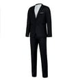 thumbnail image 2 of Babysbule Mens Jackets Men's Fashion Suit Jacket+Suit Pants Two-piece Suit, 2 of 6