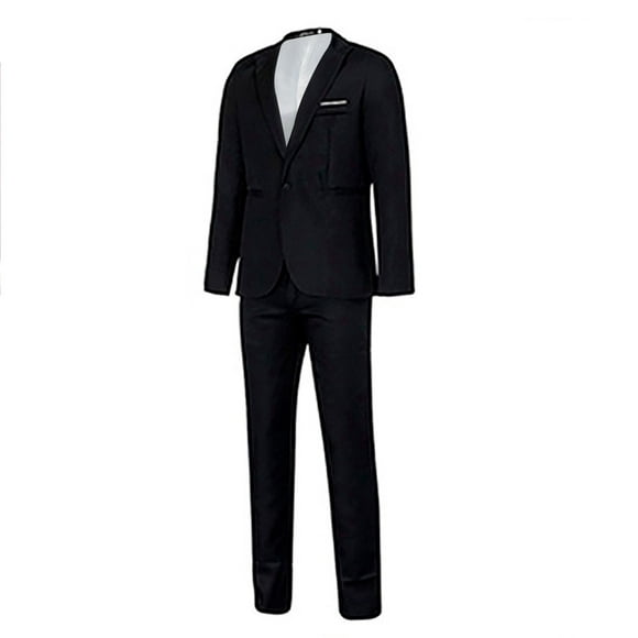 XZNGL Mens Fashion Suit Jacket + Suit Pants Two-piece Suit
