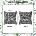 thumbnail image 2 of Unique Geometric Throw Pillow Cover Case Trendy Boho Throw Pillows Set of 2 Super Soft Pillow Covers 18x18 Inches Farmhouse Home Decor for Living Room Bedroom Sofa Couch Cushion Cover, 2 of 6
