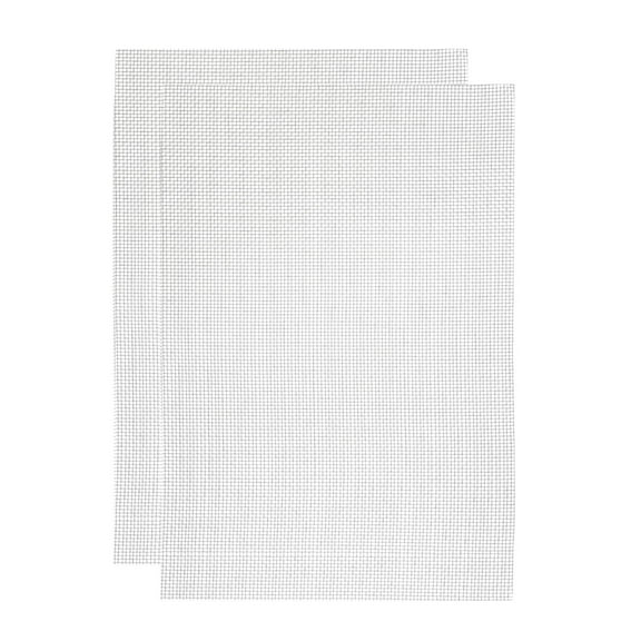 Uxcell 2pcs 12 Mesh Hardware Cloth, 8.3x11.8" Fine Wire Mesh Rust-proof Sheet for DIY Projects, Vent, Cage, Garden