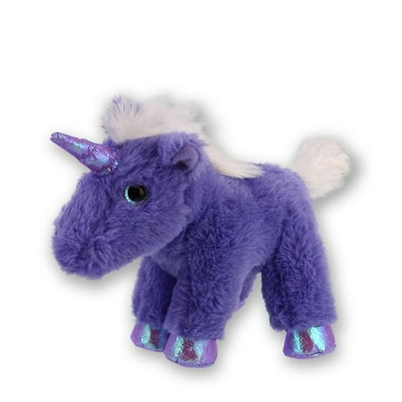 The Petting Zoo Purple Unicorn Stuffed Plush Animal Toy - 8"