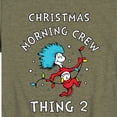 thumbnail image 3 of Cat in the Hat - Christmas Morning Crew Thing 2 - Toddler And Youth Short Sleeve Graphic T-Shirt, 3 of 5