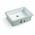 thumbnail image 4 of Isla Undermount Ceramic Basin Sink, Glossy White, 4 of 5