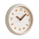 thumbnail image 4 of Reloj de pared redondo, resistente y silencioso, ideal para oficina, estudio o casa de campo. blanco, 4 of 9