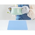 thumbnail image 5 of Unique Bargains Set of 6 Silicone Placemats for Kitchen Dining Table Decor Blue, 5 of 7