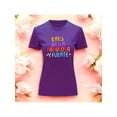 thumbnail image 2 of Playera Blusa Mujer con Frase Positiva Eres Bella Fabulosa y Fuerte Moda Casual Inspiradora Color Morado Talla Grande Marca Emil SaEs, 2 of 4