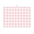 thumbnail image 1 of Balery Pink Checkboard Alfombrilla de Secado para Cocina, 18x24 Pulgadas, Súper Absorbente para Platos y Encimeras, 1 of 7