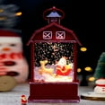 thumbnail image 6 of Harlier Musical Snow Globe Lantern with Timer, Lighted USB/Battery Operated Swirling Singing Water Glittering Lantern, Snow Globes Lantern for Adults and Kids Christmas Decoration, 6 of 6