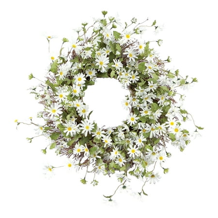 UPC 746427384001 product image for Front Door Decorative Daisy Wreath 23 D Polyester | upcitemdb.com