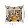 thumbnail image 3 of Euaioeiu Cute Animal Pillow Cover Fluffy Embroidery Decorative Throw Pillow Case Soft Accent Cushion Cover for Living Room Sofa Bedroom Decor Festival Home Decor, 3 of 6