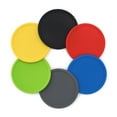thumbnail image 3 of 6Pcs Silicone Coaster Non-slip Cup Mats Round Rubber insulation Anti-scald Pad, 3 of 3