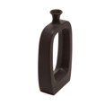 thumbnail image 1 of Sagebrook Home 14" Vase W/Cutout, Black, 1 of 1
