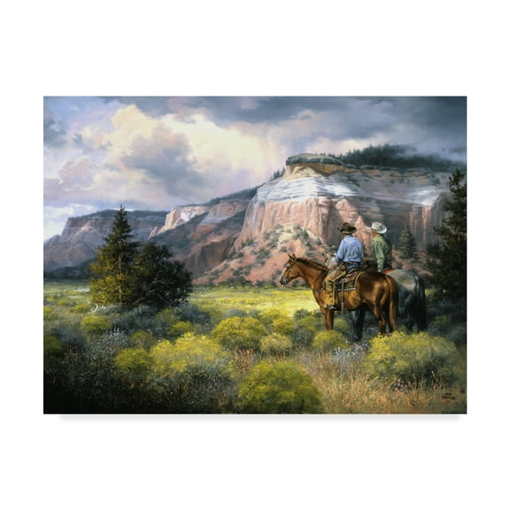 Trademark Fine Art 'Spellbound Horses' Canvas Art by Jack Sorenson