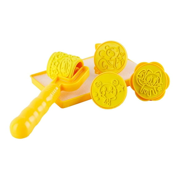 El De Pintura Para Sellos De Pintura De Aprendizaje Craft Para Incluye 26 Números De Alfabetos En Inglés Y Herramienta Amarillo Zulema Herramienta de pintura para niños